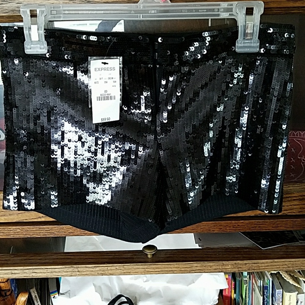 Sequin shorts